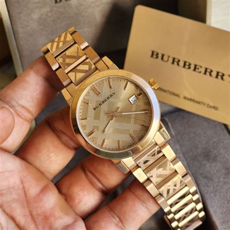 bu9039 burberry watch|Burberry BU9039 The City Rose Gold Plated 38mm Check .